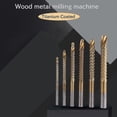 thumbnail image 3 of Juego de 6 brocas HSS para fresado de madera y metal K075, 3 of 4