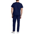 thumbnail image 4 of Adar Mens Medical Scrubs Set Medical Uniforms - Roomy Fit (30 Colors), 4 of 7