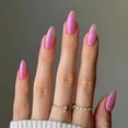 thumbnail image 3 of Simple French Wearable False Nails Almond Colorful Stripes Colorblock Design Manicure Fake Nails Line Full Cover Press On Nail, 3 of 6