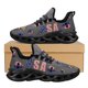 thumbnail image 1 of Zapatillas deportivas para mujer, cómodas y versátiles, ligeras, ajustadas, con diseño de huella de perro y corazón de amor, para caminar, 1 of 6