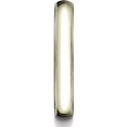 thumbnail image 3 of Mens 18K Yellow Gold, 4.0mm Traditional Dome Oval Wedding Band with Milgrain (sz 5), 3 of 3