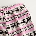 thumbnail image 6 of Flannel Christmas Pj Pants Women Fluffy Fuzzy Wide Leg Homewear Pjs Comfy Plush Warm Pajama Bottoms, 6 of 8