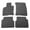 Gray, variant on Ikon Motorsports Floor Mats Compatible With 2021-2025 Ford Bronco Sport, Beige Nylon Car Auto Front Rear Carpets Liner 4PC Set Protector