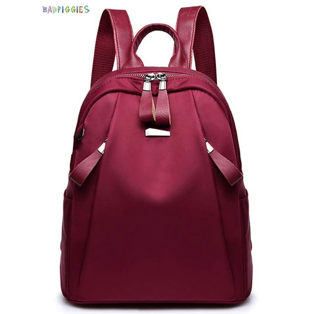 BadPiggies Women Backpack Waterproof Oxford Handbag Shoulder Travel Bag School Bag Anti-theft Rucksack