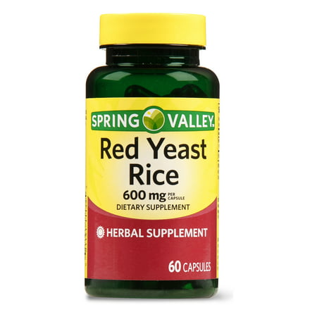 Spring Valley Red Yeast Rice Capsules, 600 mg, 60