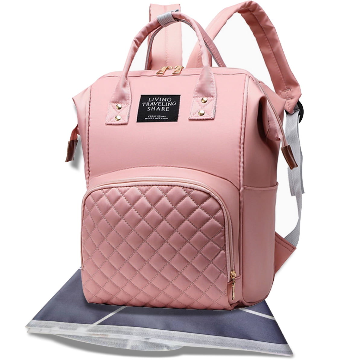 Stylish Waterproof Backpack Diaper Bags For Cute Baby Boy Girl With