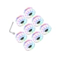 thumbnail image 4 of Maytalsory 8 Pcs Roues Lumineuses pour Patins à Roulettes d'Intérieur Pièces Lumineuses pour Patins à Roulettes Planche à Roulettes Roulements Colorés Installés, 4 of 5