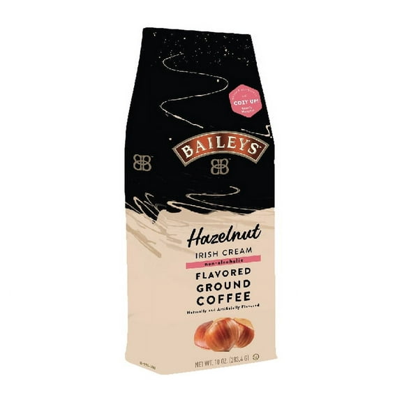 Bailey's, Hazelnut Irish Cream, Flavored Ground Coffee, 10 oz bag