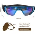 thumbnail image 2 of Dog Goggles, Eye Protection (New Version) Sunglasses Waterproof Windproof UV Protection for Small Medium Dogs (Blue), 2 of 7