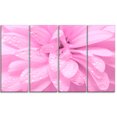 thumbnail image 2 of Fleurs Roses Abstraites avec Pétales - Impression sur Toile Florale, 2 of 3