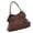 Coffee, variant on Trendy Comfortable Wide Strap Shoulder Bag Leopards Print And Dot Design For Women Comfortable Handbag