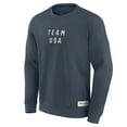 thumbnail image 2 of Men's-Fanatics  Navy Team USA Elements Fleece Pullover Sweatshirt, 2 of 3