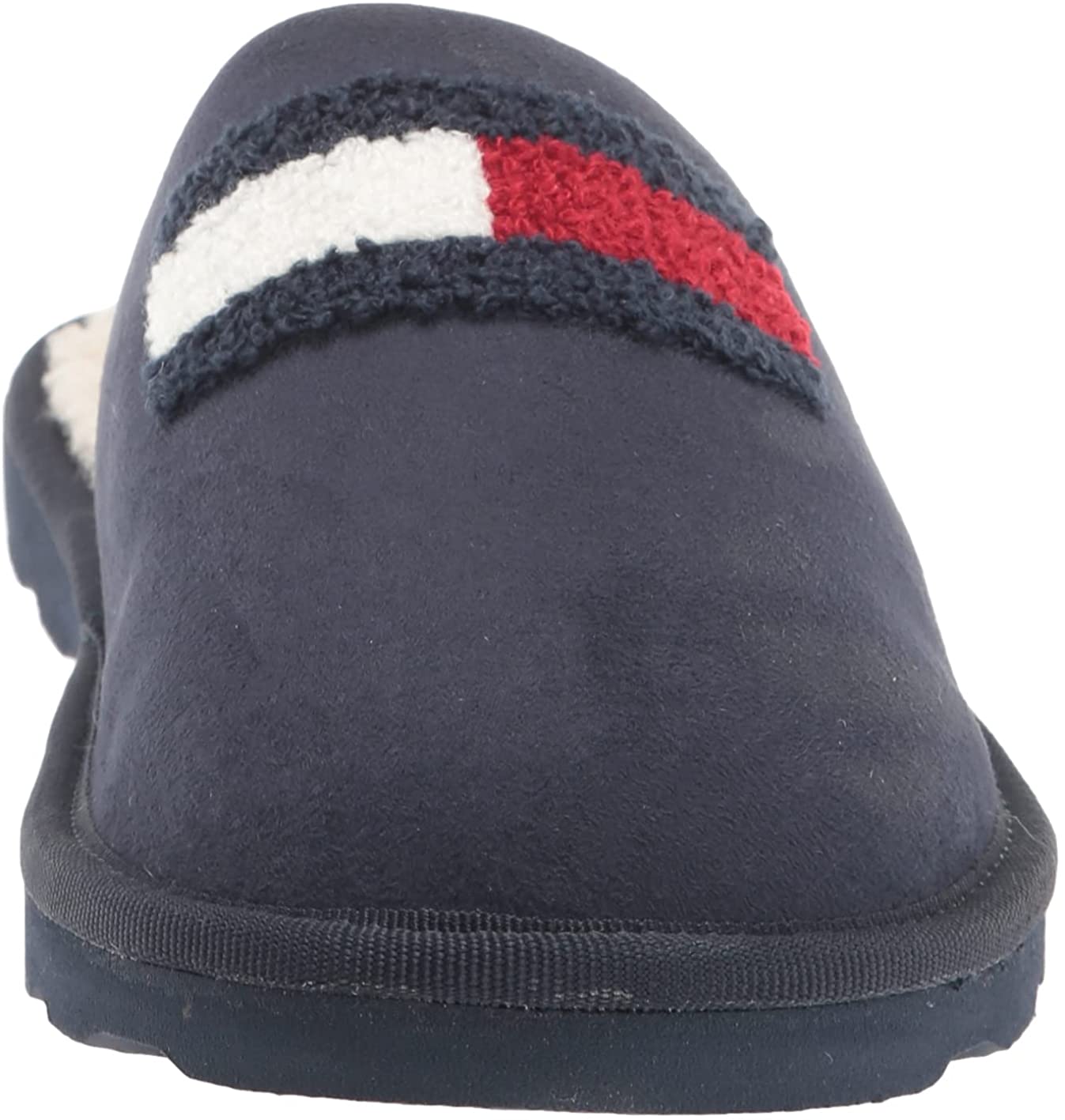 NWT/ TOMMY HILFIGER WILLIAM 2 DARK BLUE MEN\'S  HOUSE  SLIPPER- 7M Tommy Hilfiger Mens Slider Slippers in Red White & Blue main image 2
