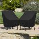 thumbnail image 3 of Cubierta para silla apilable de jardín, toldo para patio Anti-UV/a prueba de viento/impermeable 210D Sillas apilables de tela Oxford Cubierta universal para silla de jardín (1 pieza) esquí esquí Gafas de esquí, 3 of 5