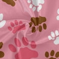 thumbnail image 2 of Coolnut 60" Dog Paws Round Tablecloth, Waterproof Spillproof Polyester Fabric Table Cover with Zipper Umbrella Hole for Outdoor Patio Garden Dining Party, 2 of 7
