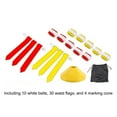 thumbnail image 4 of 10 Player Football Training Flags Set, 10 Belts 30 Flags 4 Cone Football Belts For Football Playing, 4 of 8