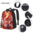 thumbnail image 3 of Balery Red Sun Flame Fox Mochila Escolar 3 en 1 para Niños - Mochila Resistente con Lonchera Térmica y Estuche - Mochila Escolar para Niños y Niñas, 3 of 7