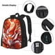 thumbnail image 3 of Easygdp Red Sun Flame Fox Mochila para Niños y Niñas con Set de Caja de Almuerzo y Estuche para Lápices 3 en 1, Mochila Escolar Estampada para Adolescentes, 3 of 7