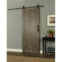Millbrooke MLB3684WGHKD 84 x 36 in. Weathered Grey H-Style PVC Barn Door Kit