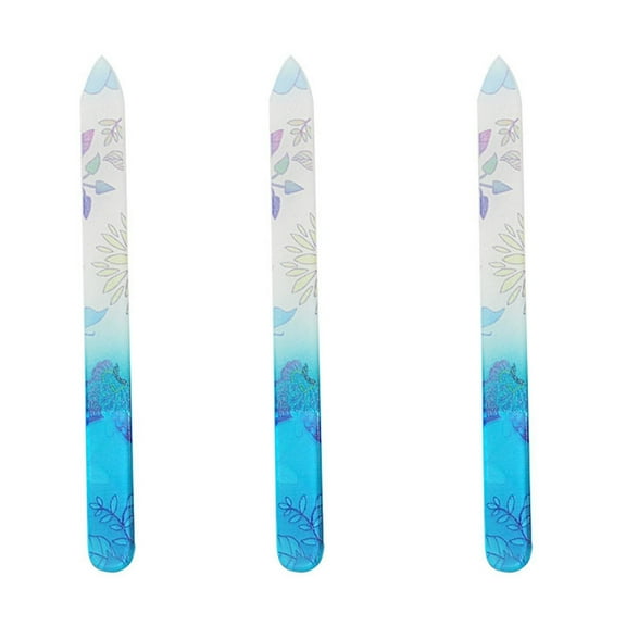 FACEGA Glass Nail File Glass Nail File Nail Buffer Cushion Manicure Tools Nail Supplies 14*1.2*0.3CM
