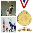 ShYlai 6.5cm Volleyball Medal Award Medals with Neck Ribbon Competition