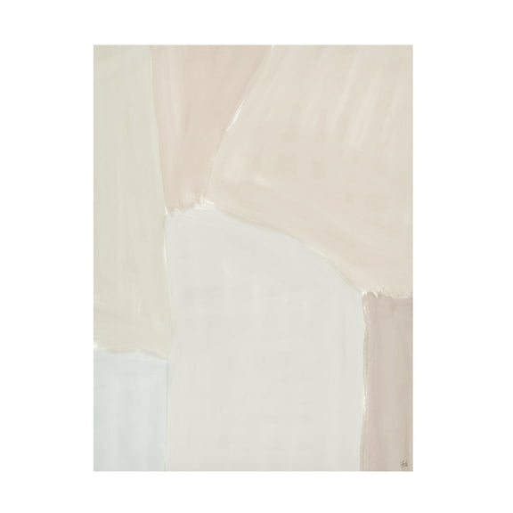 Canvas Wall Art - Line and Brush 'Water Stroked Blockings' Wall Art for Living Room, Bedroom, or Office Décor by Trademark Fine Art - 14 x 19 Inches