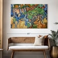 thumbnail image 3 of Elephant Stock Tree Roots Wall Art - Horizontal Canvas Wall Art - Living Room Wall Decor - Floral And Botanical Canvas - Gray And Blue Decor By Vincent Van Gogh - 51" x 34", 3 of 8