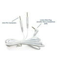 thumbnail image 4 of 2 pcs Lead Wires Cable Massagers Unit Accessories 2.5 mm Plug to 2.0mm Plug, 4 of 6