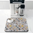 thumbnail image 2 of Cute Cat Coffee Maker Mat - Absorbent Cat Lover's Drying Mat for Coffee Station with Non-Slip Rubber Base, 15.7 x 23.6 Inch, 2 of 7