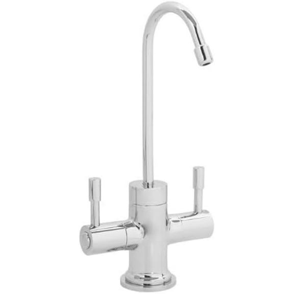 Westbrass D2051-26 Contemporary 10" 2-Lever Handle Hot and Cold Water Dispenser Faucet, Polished Chrome