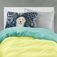 thumbnail image 2 of Carolines Treasures BB5056PILLOWCASE Blue Flowers Golden Retriever Fabric Standard Pillowcase Standard multicolor, 2 of 2