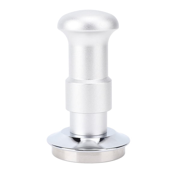 LAZIOEGR 51mm Stainless Steel Spring‑Loaded Coffee Tamper – Calibrated, Wear‑Proof, Comfortable Press for Café & Home Brewing