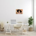 thumbnail image 5 of Stupell Industries Disco Party Abstract Female Portrait Orange Patterns Abstract Painting Unframed Art Print Wall Art, 10 x 15, 5 of 5