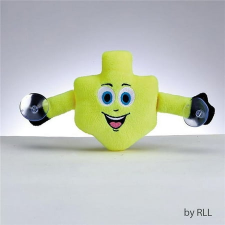 Rite Lite TYN-14 8 x 4.75 ft. Embroidered Tag Plush Dreidel Emoji Window Decoration - Pack of 6