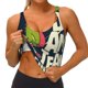 thumbnail image 3 of Balery Dinosaur Basketball Player Sujetadores deportivos con espalda cruzada para mujer, acolchados, sin costuras, de alto impacto, ideales para yoga, gimnasio, entrenamiento y fitness.-Small, 3 of 8