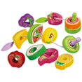 thumbnail image 1 of 1 Set of Fruits Blocks Threading Toy Lacing Beads Toy for Toddlers Funny Stringing Lacing Fruits Toy, 1 of 3