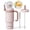 Crayon pink, variant on Comobebe 24 oz Insulated Whale Fountain Sippy Cup, 316 Stainless Steel Leak-Proof with 2 Lids, Fits Car Cup Holders, Green Dinosaur for Kids Teens Adults (green)