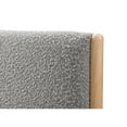 thumbnail image 6 of Omax Decor Liana Upholstered Platform King Bed in Gray Boucle Fabric, 6 of 9