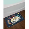 thumbnail image 2 of I Love You Bath Mat, Pastel Toned Modern Valentines Day Romantic Amusing Love Message Illustration, Plush Bathroom Decor Mat with Non Slip Backing, 29.5" X 17.5", Multicolor, by Ambesonne, 2 of 2