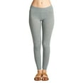 thumbnail image 2 of Juniors Basic Full Length Cotton Spandex Leggings, 2 of 2