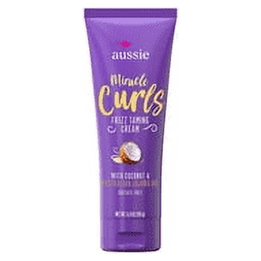 Aussie Miracle Curls Frizz Taming Cream Coconut & Jojoba 6.8 oz (Pack of 4)