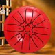 thumbnail image 5 of Tambor de lengua de acero 4 pulgadas 8 notas instrumentos de percusión de manejo rojo, 5 of 8