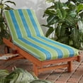 thumbnail image 4 of Greendale Home Fashions 73'' x 23'' Outdoor Chaise Lounge Cushion, Cayman Stripe, 4 of 8