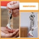 thumbnail image 2 of 2 llaveros de patinaje sobre hielo, colgantes de metal con forma de zapato de patín, 2 of 7