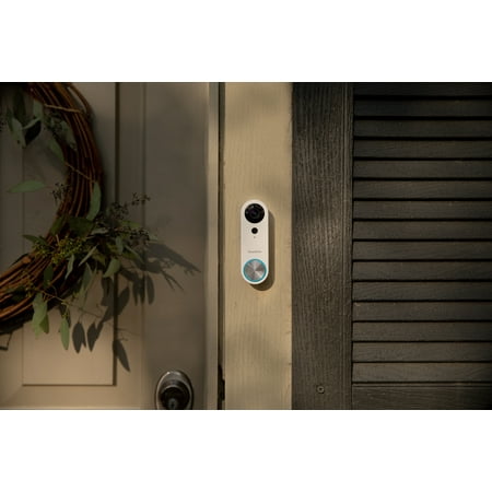 SimpliSafe - Video Doorbell Pro - Wired - White