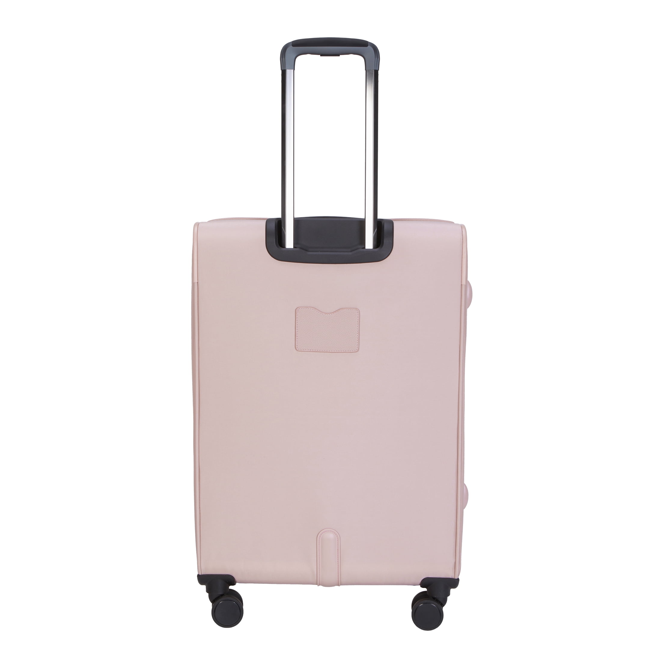 btL 28-inch Nylon Softside Expandable Checked Upright Luggage With 360 Spinner Wheels and Divider Pockets, Rose Smoke