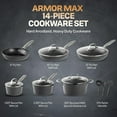 thumbnail image 4 of GRANITESTONE 14 Pc Induction Cookware Sets, Kitchen Pots and Pans Set Non Stick, Kitchen Cookware Sets, Nonstick Cookware Set, Non Stick Pots and Pan Set, Hard Anodized, Oven and Dishwasher Safe, 4 of 9