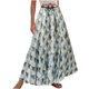 thumbnail image 1 of Faldas de cintura elástica con volantes fruncidos informales con estampado de vendaje para mujer a la moda Wmkox8yi FGJ2113, 1 of 3