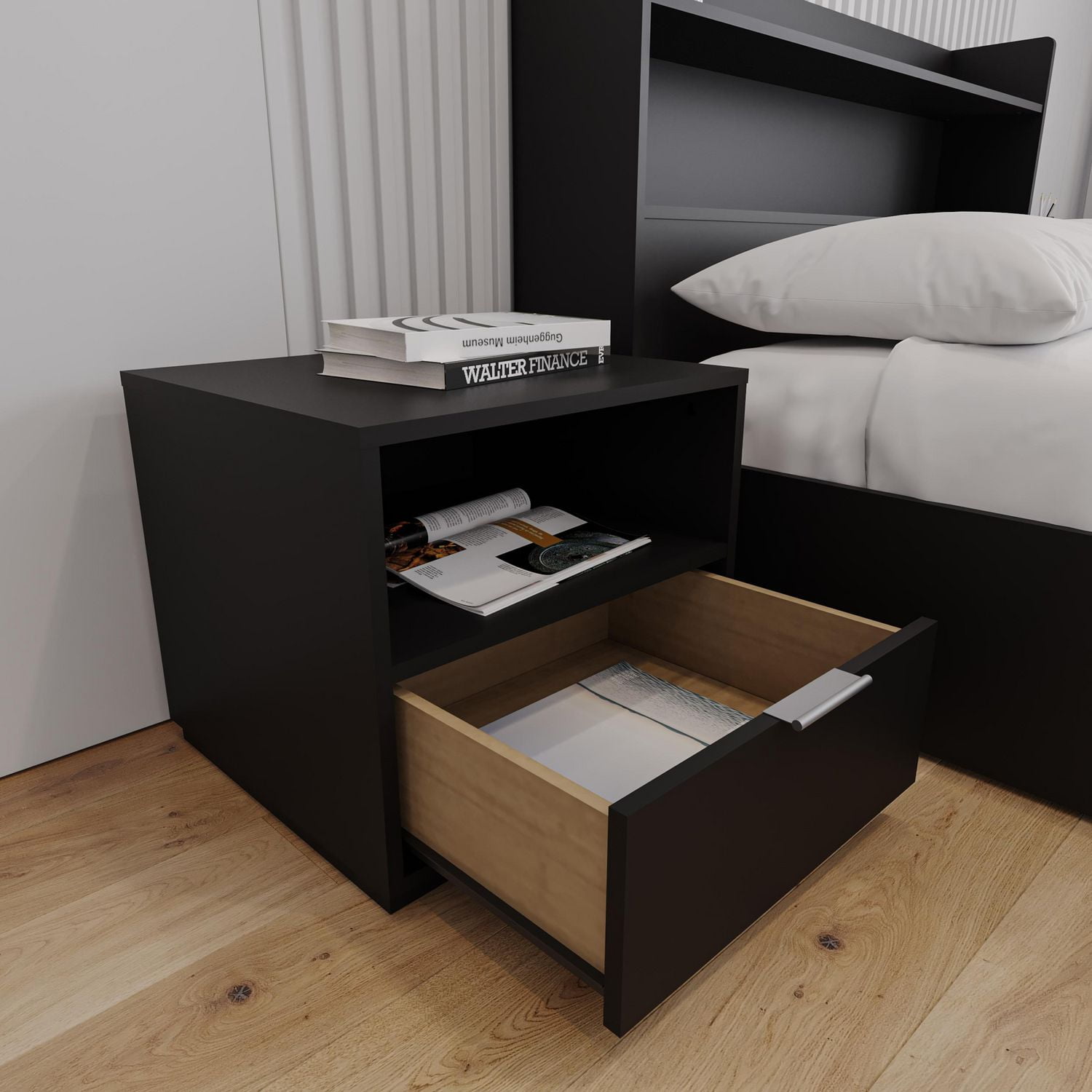 Nexera Hunter Nightstand with 1 Drawer