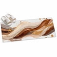 2'x6' Rug Runners for Hallways Kitchen, Brown Marble Non Slip Entryway ...